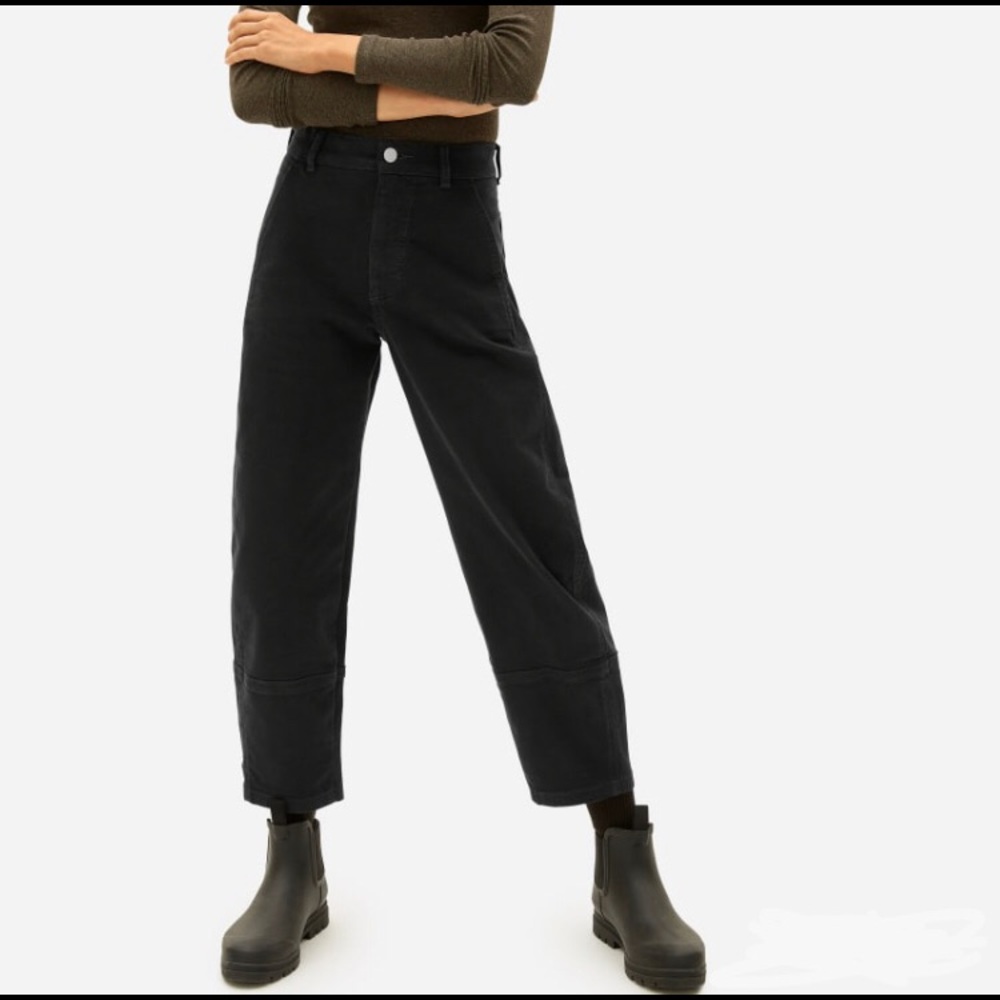 Everlane Barrel Pant - Black - Size 4